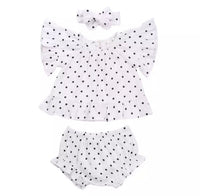 Polka Dots Set with Bow