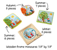 4 in 1 Wooden Puzzle: My Time of the Year