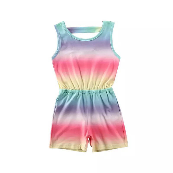 Rainbow Tie Dye Romper