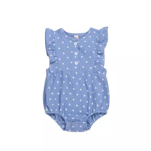 Blue Stars Romper