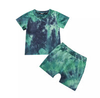 Green Tie Dye Set