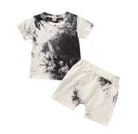 Black & White Tie Dye Set