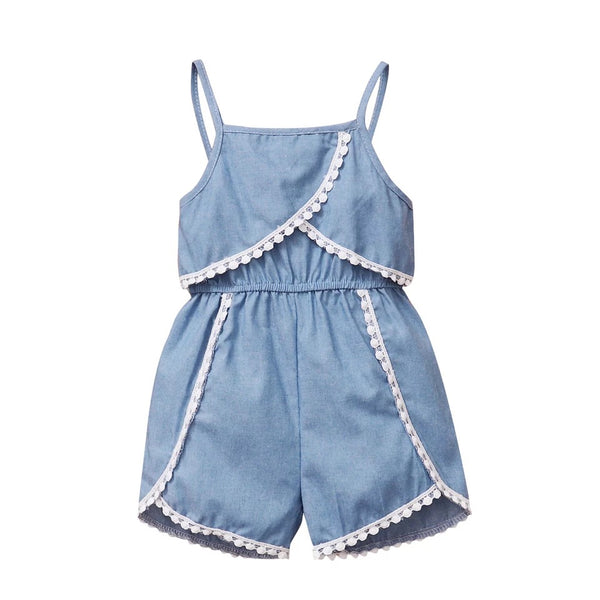 Denim Romper