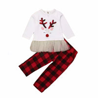 Reindeer Plaid Set