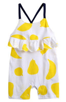 White Fruits Romper