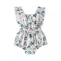 Floral Leaves Romper