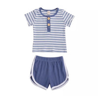 Blue Striped Set